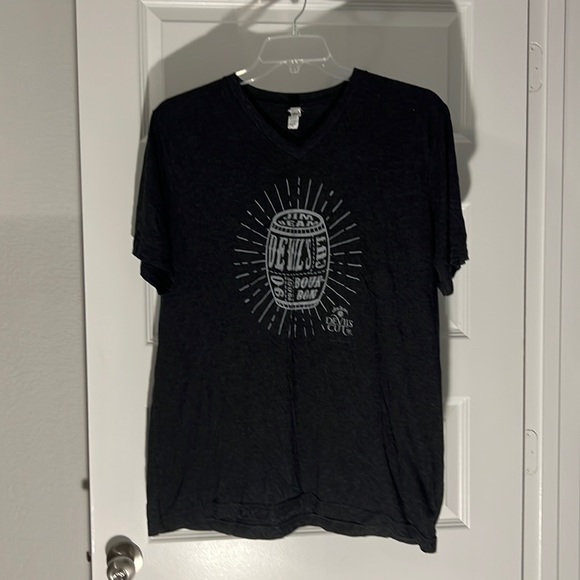Jim Beam Devils cut gray t-shirt XL Unisex Bourbon graphic tees bar wear casual - Picture 2 of 10